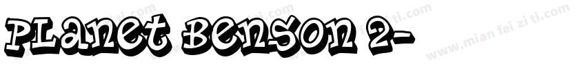 Planet Benson 2字体转换